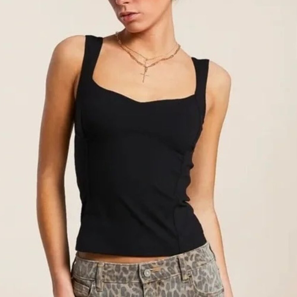 NWOT Free People Somewhere Sometime Tank Top